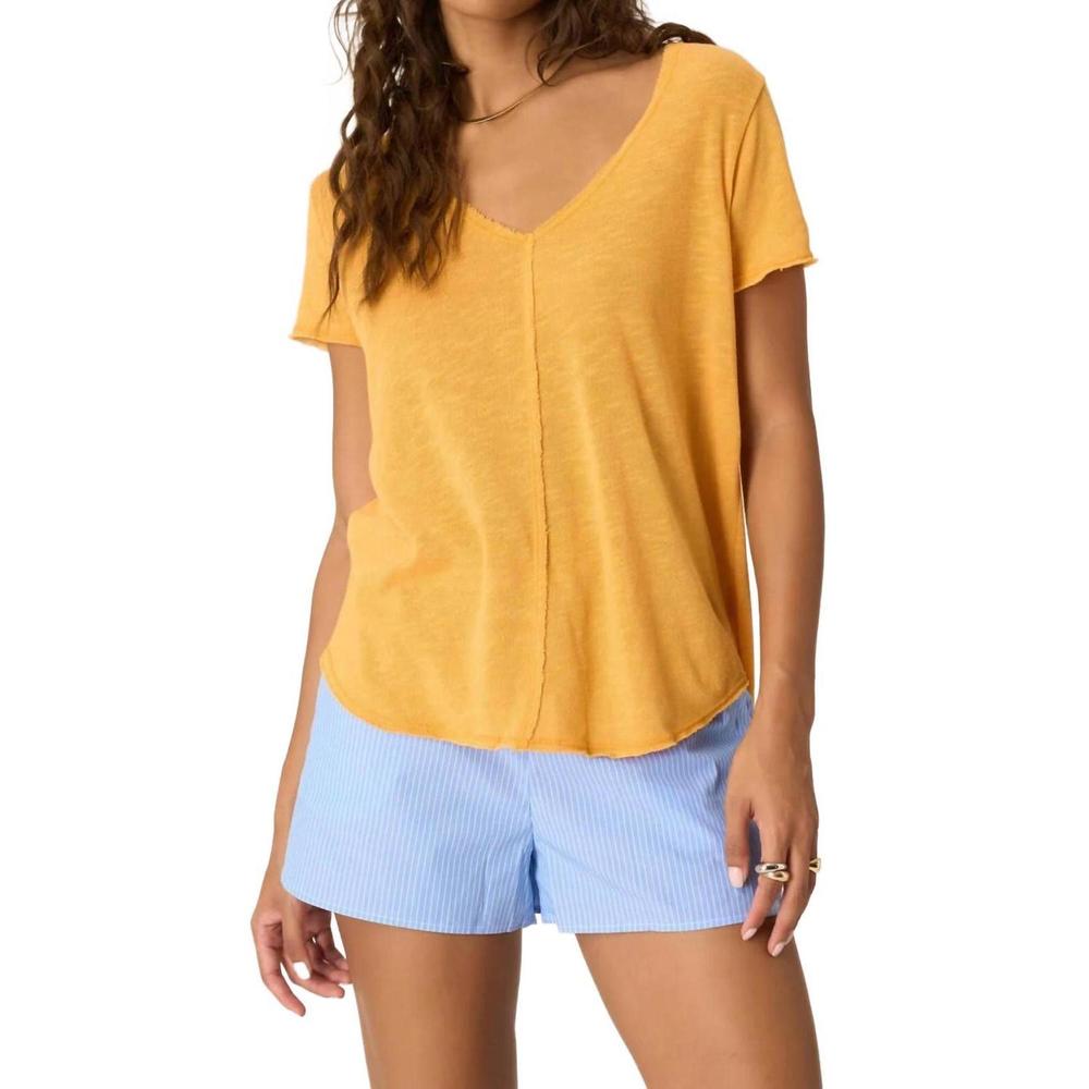 NEW PROJECT SOCIAL T wearever tee in amber glow
